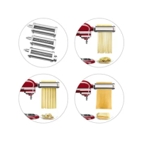 Noodle Press Kit for KitchenAid Pasta Maker Stainless Steel Pasta Spaghetti Roller Stand Mixer Attachment Kitchen Tool