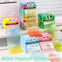 Sticky Notes Pull Pen - Bahan Transparan & Mutiara, Untuk Pulpen Gel & Sticky Notes