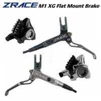 ZRACE M1 XG Flat Mount Brake for Flat Bar Gravel / BMX Raceing,Full CNC Lightweight, Front and Rear 