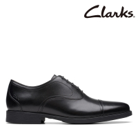 Clarks 男鞋 Whiddon Ox 寬楦設計橫飾牛津鞋紳士鞋 皮鞋(CLM76991D)