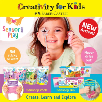 [Faber-Castell] Creativity for Kids Sensory Bin, Sensory Toys for Kids, Preschool and Toddler Sensor