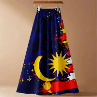 68th Independence: Stylish Muslim Women'S Half Skirts To Celebrate Merdeka