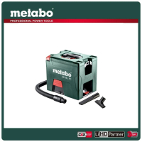 【metabo 美達寶】18V鋰電乾式吸塵器5.5Ah單電套裝組(AS 18 LPC)