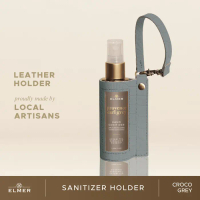 PROMO - LEATHER SANITIZER HOLDER - TEXTURE SERIES (GANTUNGAN SANITIZER ELMER)