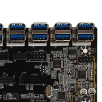 B250C BTC Mining Motherboard With 2XSATA Cable 12XPCIE To USB3.0 Graphics Card Slot LGA1151 Support DDR4 RAM Motherboard