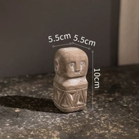 掬涵遠古風格雕像擺件幾何藝術仿石像裝飾人像陳設庭院花園別墅