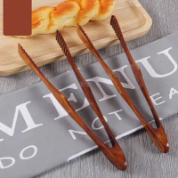 Salad Bamboo Snack BBQ Bread Cooking Utensils Toaster Tongs Food Clip Kitchen Tools