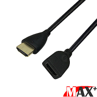 MAX+ 1.2M HDMI TO HDMI公對母延長伸縮線