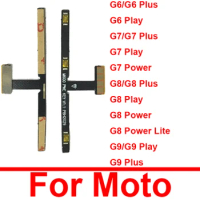 Power Volume Side Buttons Flex Cable For Motorola Moto G6 G7 G8 G9 Play Plus Power G8 Power Lite Power Volume Ribbon Repair Part