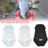 ADV 150 Motorcycle Accessories Windshield Windscreen Wind Screen For Honda ADV 150 ADV-150 ADV-160 2019 2020 2021 2022 2023 2024