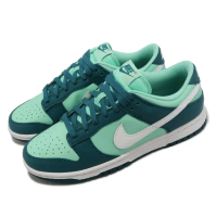 【NIKE 耐吉】休閒鞋 Wmns Dunk Low 女鞋 男鞋 薄荷綠 白 低筒 皮革 經典 Geode Teal(DD1503-301)