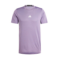 Adidas D4T HR Tee [IS3744] 男 短袖 上衣 運動 健身 訓練 慢跑 吸濕排汗 透氣 修身 紫