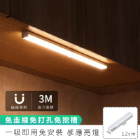 【麥瑞】LED可調感應燈-12cm(LED感應燈 感應 燈條 衣櫥燈 衣櫃燈 走廊燈 櫥櫃燈 床頭燈 露營燈 展示燈)