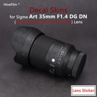 Sigma 35 F1.4 DG DN Lens Decal Skin for Sigma Art 35mm F1.4 DG DN Lens for Sony E Mount Premium Decal Skin Protector Sticker