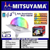 Lampu UFO Musik Speaker Bluetooth Mitsuyama MS-0707 seri 0708