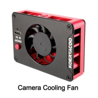 KOERTACOO Camera Cooling Fan For Sony Canon FUJIFILM A7M4 A7C A7S3 ZV1 ZV-E10 XT4 R5 R6 R7 70D FX30 FX3