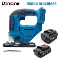 Cordless Jigsaw 65mm Electric Jig Saw Portable Multi-Function Woodworking Power Tool Adjustable Woodworking for Makita Battery