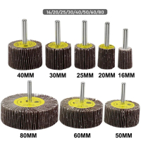 Gerudi Habis, Cakera Roda Kepak Mengempelas, Pengisaran Pelelas, Pengilat, 16-80mm, Batang 6mm, deng