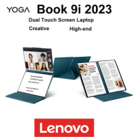 Top-end Exquisite Lenovo Yoga Book 9i Laptop PC With Dual 13.3 Inch 2.8K Touch Screen 13th Gen i7 16GB 1TB SSD3xThunderBolt