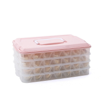 創意餃子盒凍餃子家用速凍水餃盒混沌盒冰箱雞蛋保鮮收納盒多層