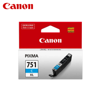 【Canon】CLI-751XL C 原廠藍色高容量墨水匣 適用 IP7270 IX6770 IP8770 MG5670 MG7570 MX727 MX927