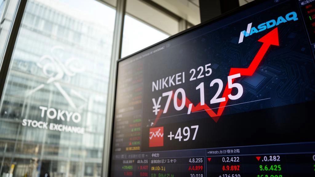 日経平均、終値6万9902円で3日連続最高値 一時7万125円まで上昇