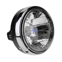 ไฟหน้า LED ทรงกลม 7 นิ้ว H4 สำหรับมอเตอร์ไซค์ Honda CB400 900 CB1300 CB Hornet อุปกรณ์เสริมมอเตอร์ไซ