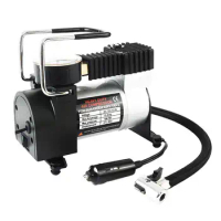 1 Pcs Portable Car Electric Air Pump Inflator Deflator, 12V Mini Compact Compressor Pump for Car Bike RV Truck Tyre Etc