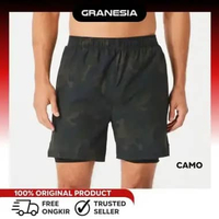 Celana Pendek Olahraga Pria Anko Active Mens Dual Layer Shorts|Celana Olahraga Lari Cowo Running Sho