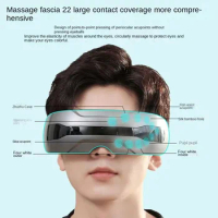 Xiaomi Mijia Intelligent Eye Massager Hot Compress Area Massage Visual Folding Massage Glasses Can Be Connected The Mi Home APP