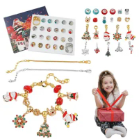 Kids Advent Calendar 2023 24 Days Countdown To Christmas With Bracelet Fun And Creative Advent Calendar For Girls Kids Classroom