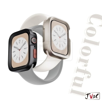 Colorful 手錶保護殼 適用 Apple Watch 錶殼 9 8 7 SE 6 5 45 44 41 40