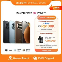 Xiaomi Redmi Note 15 Pro+ 5G (8/256 GB) (12/512 GB) | Baterai 6500mAh dengan HyperCharge 100W | Corn