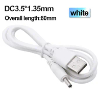 USB To DC 3.5V Charging Cable Replacement For Foreo Luna/Luna 2/Mini/Mini 2/Go/Luxe Facial Cleanser USB Charger Cord Power Cord