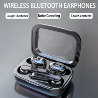 New XG15 TWS Bluetooth Headphones Couple Wireless Earphones HD Stereo Sports Waterproof Four Earbuds Headset For All Smartphones