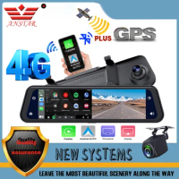 ANSTAR Car Dash Camera 2K+1080P Front and Rear Video Recorder 4G Smart Carplay Android Auto Dash Camera Wifi Dashcam Reverse DVR