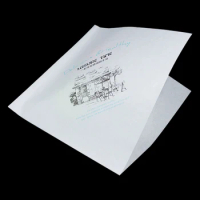 1500Pcs White Brown Printed Kraft Paper Greaseproof Bag For Food Packaging Hamburger Hotdog Snack Packing 7 Styles 15x15cm