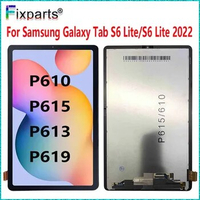 For Samsung Galaxy Tab S6 Lite LCD Display SM-P610 P615 Screen Replacement Digitizer For Samsung S6 Lite 2022 P613 P619 Display