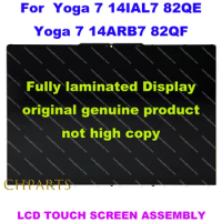 14" 2240x1400 LCD 2880x1800 OLED For Lenovo Yoga 7 14IAL7 82QE Yoga 7 14ARB7 82QF Display Touch Screen Replacement Assembly