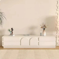 Livingroom Wooden Tv Cabinet White Universal Entertainment Tv Stands Shelves Console Table Meuble Cuisine Living Room Furniture