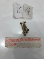 baut roofting 12 X 35 mm Zollo baut genteng baut seng baut plus karet