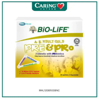 BIO-LIFE A.B. ADULT GOLD PRE & PRO POWDER SACHET 2.5G 30S