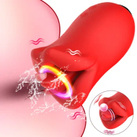 Clitoris Oral Licking Tongue Vibrator Blowjob Nipples Stimulator Orgasm Vagina Oral Female Masturbator Adults Sex Toys for Women