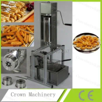 Free Shipping 5L Spanish churro machine Maker +6L Electric fryer with CE approved
