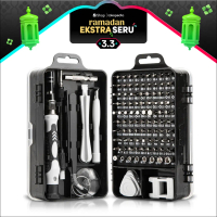 Obeng Set Lengkap 115in1 untuk Reparasi HP Laptop Elektronik