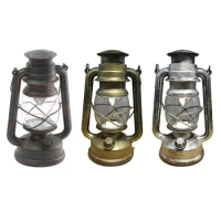 Oil Lamp Portable Hanging Lamp Retro Style Oil Lantern Lamp for Picnic Patio Garden