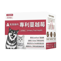 毛孩時代 - 蔓越莓專利泌尿道保健粉 30包 (貓狗保健品/寵物保健) <此日期前最佳：2027.9> 1盒