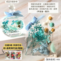 【A-ONE】浮游花DIY花材包 乾燥花 永生花 安娜繡球 滿天星 花材 拍攝道具 佈置 裝飾 乾燥花 H06