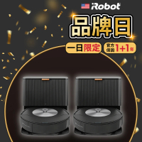 【iRobot】Roomba Combo j7+ 掃拖+避障+自動集塵掃地機器人 買1送1超值組(保固1+1年)