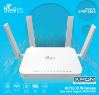 Router ONU ONT xPON Dual band HSAirpo XPW1200A compatible with EPON and GPON modes